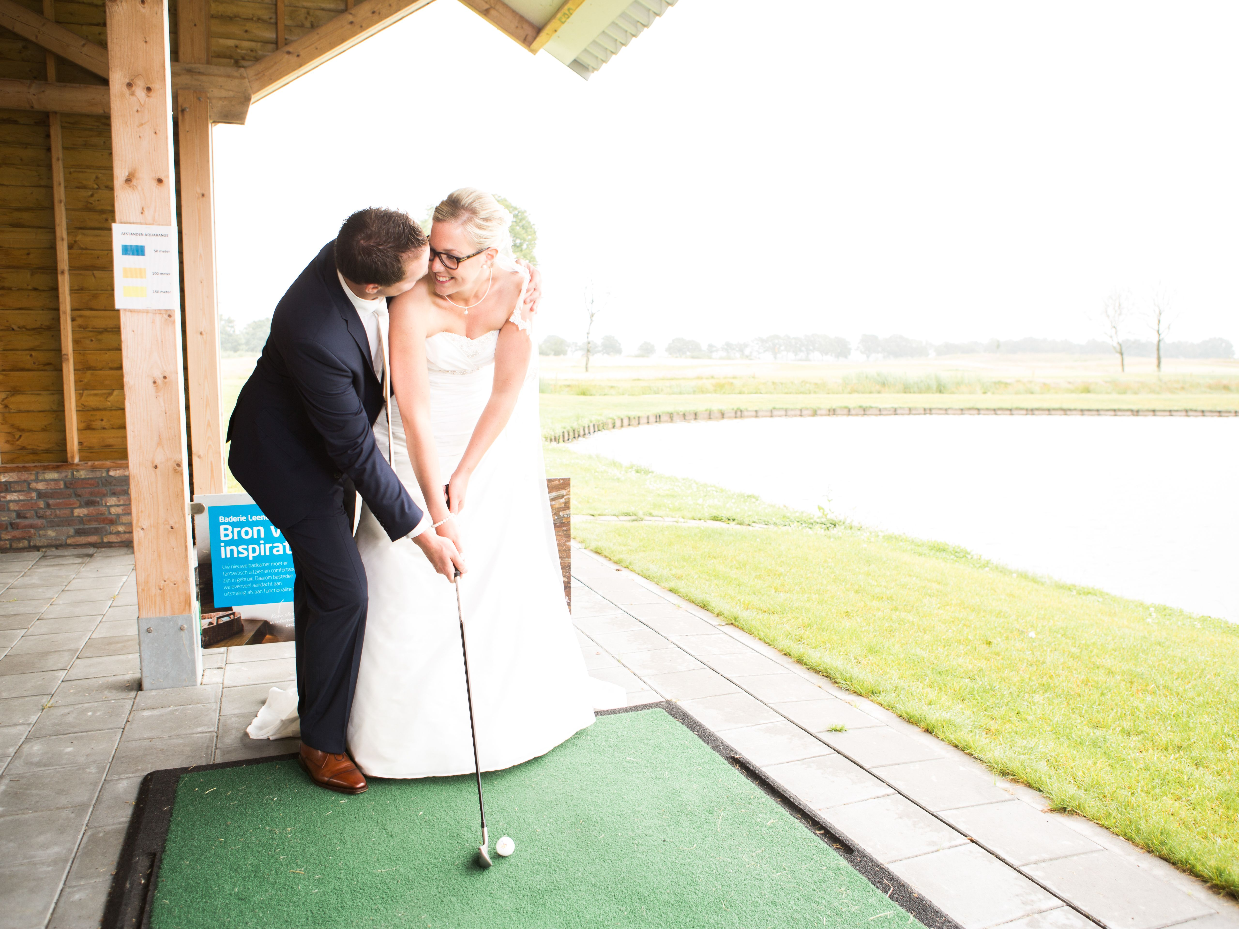 niels van tongerloo bruidsfotografie golfbaan luuk britta